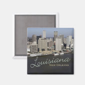 New Orleans Louisiane Souvenir Frigo Magnet (Recto/Verso)