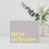 New Orleans Louisiane typographie Carte postale (Debout devant)