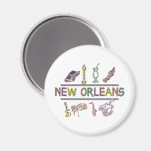 New Orleans Magneet (Voorkant / Achterkant)