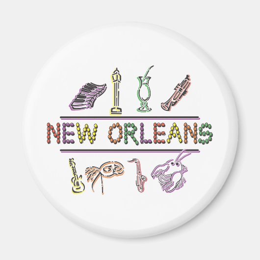New Orleans Magneet (Voorkant)
