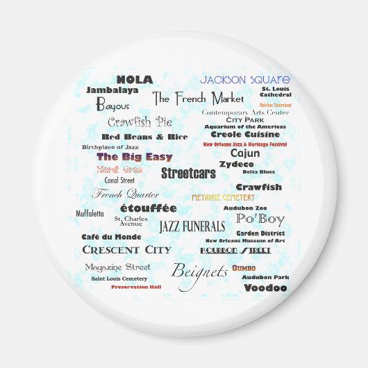 New Orleans Magneet (Voorkant)