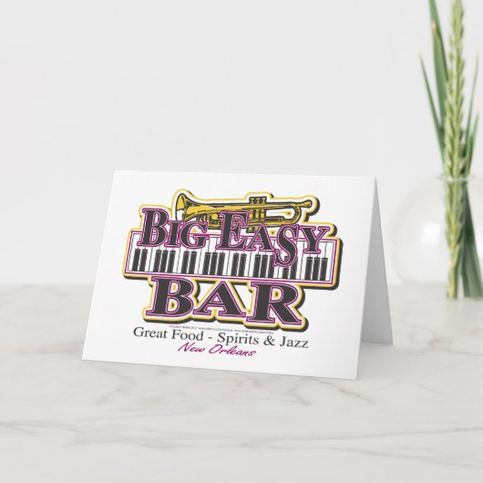 New Orleans Mardi Gras Kaart (Voorkant)