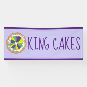 New Orleans Mardi Gras King Cakes Spandoek