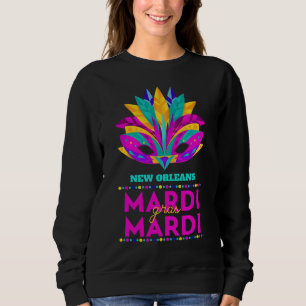 New Orleans Mardi Gras Masker Trui