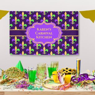 New Orleans Mardi Gras of Carnaval Spandoek