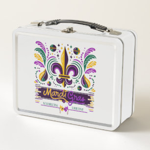 New Orleans Mardi Gras paars geel groen