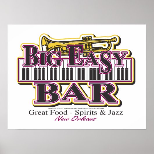 New Orleans Mardi Gras Poster (Voorkant)