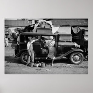 New Orleans Market, jaren '30 Poster