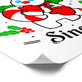 New Orleans Mr Bingle Christmas Tradition Snowman  Poster (Hoek)