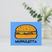 New Orleans Muffuletta Briefkaart (Staand voorkant)