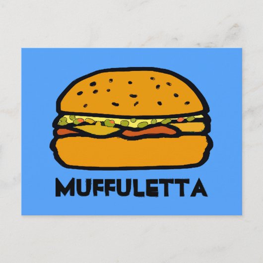 New Orleans Muffuletta Briefkaart (Voorkant)