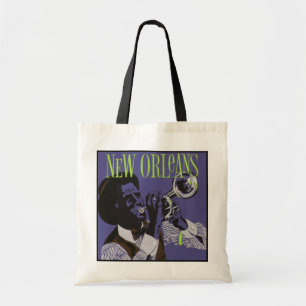 New Orleans Music canvas tassen