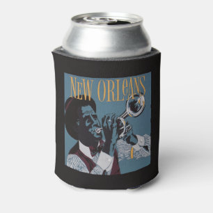 New Orleans Music custom monogram koelbox Blikjeskoeler