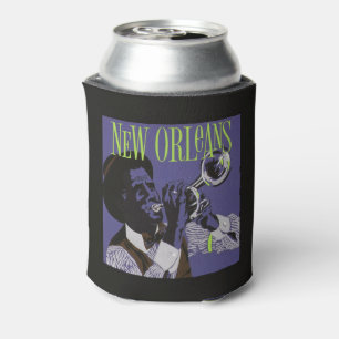 New Orleans Music custom monogram koelbox Blikjeskoeler