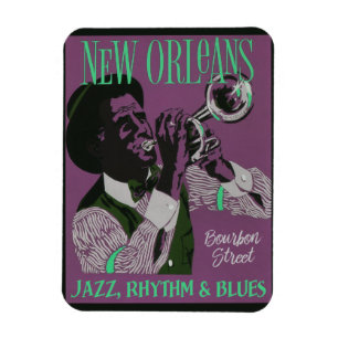 New Orleans Music magnet Magneet