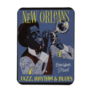 New Orleans Music magnet Magneet