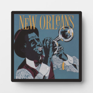 New Orleans Music plaque Fotoplaat