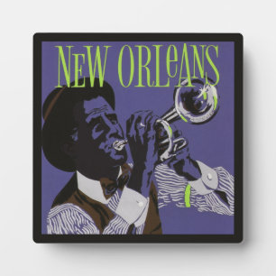 New Orleans Music plaque Fotoplaat