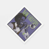 New Orleans Music serviettes en papier (Coin)