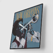 New Orleans Music Wall klok (Hoek)