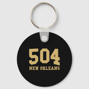 New Orleans Netnummer 504 - Thuisstad Trots - Clic Sleutelhanger