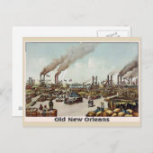 New Orleans Old Time Briefkaart (Voorkant / Achterkant)