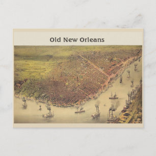 New Orleans Old Time River Front Briefkaart