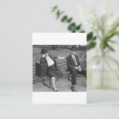 New Orleans Park Bench, jaren '30 Briefkaart (Staand voorkant)