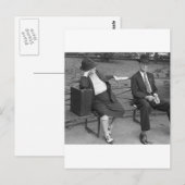 New Orleans Park Bench, jaren '30 Briefkaart (Voorkant / Achterkant)