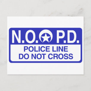 New Orleans Police Briefkaart