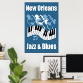 New Orleans Poster (Thuiskantoor)