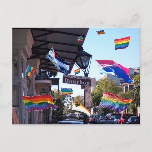New Orleans Pride Briefkaart (Voorkant)