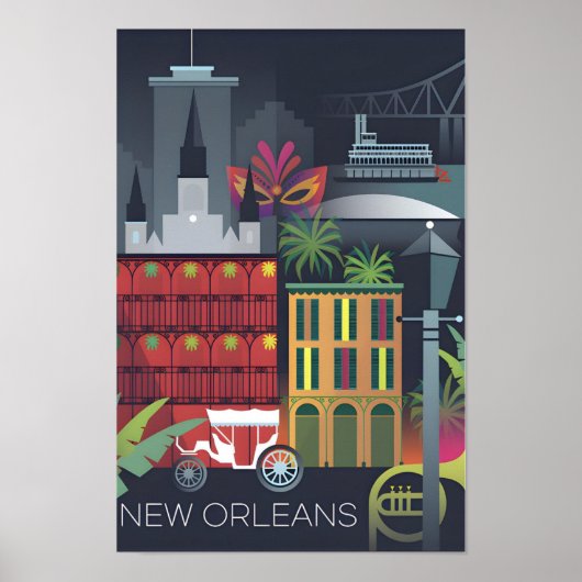 New Orleans Print (Voorkant)