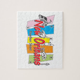 New Orleans Retro Kijk Legpuzzel