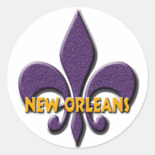 New Orleans Ronde Sticker