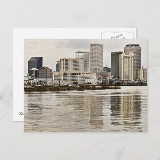 New Orleans Skyline Briefkaart (Voorkant / Achterkant)