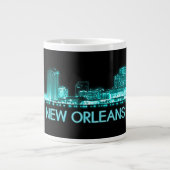 New Orleans Skyline Extra Grote Beker (Voorkant)