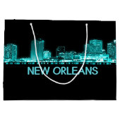 New Orleans Skyline Groot Cadeauzakje (Achterkant)