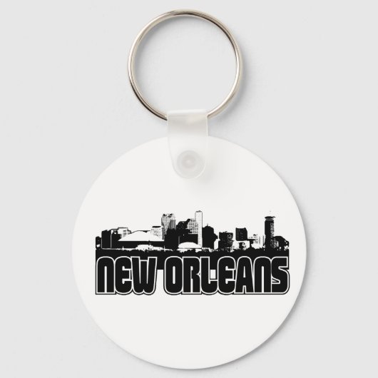 New Orleans Skyline Sleutelhanger (Voorkant)