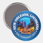 New Orleans (steden) Magneet (Voorkant / Achterkant)