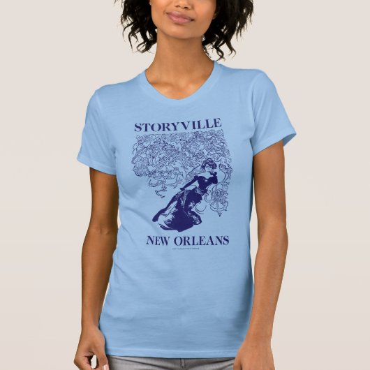 New Orleans Storyville Blue Book T-Shirt (Devant)