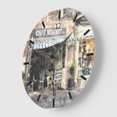 New Orleans Street Scene Wall klok (Hoek)