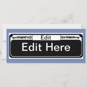 New Orleans Street Sign Blank