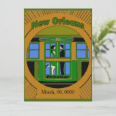 New Orleans Streetcar Art Deco (Staand voorkant)