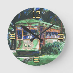 New Orleans Streetcar Clock Face Ronde Klok
