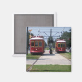 New Orleans Streetcar Magneet (Voorkant / Achterkant)