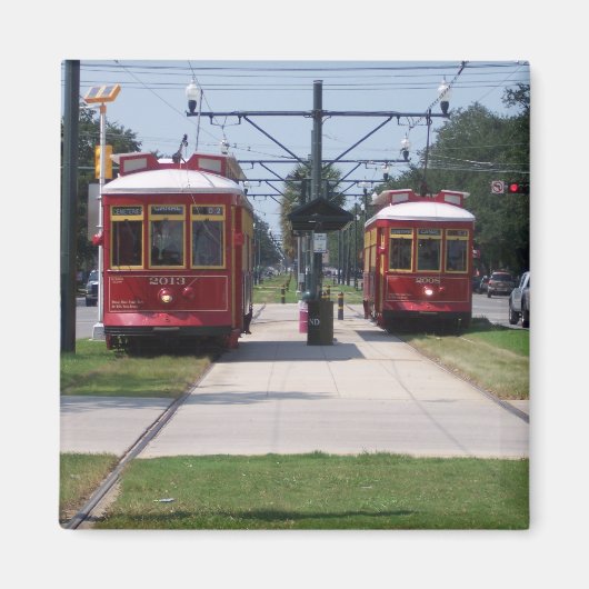 New Orleans Streetcar Magneet (Voorkant)