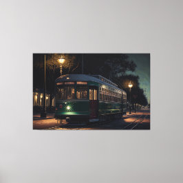 New Orleans Streetcar, New Orleans, NOLA Canvas Afdruk
