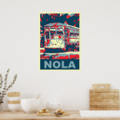 New Orleans Streetcar Poster (Keuken)