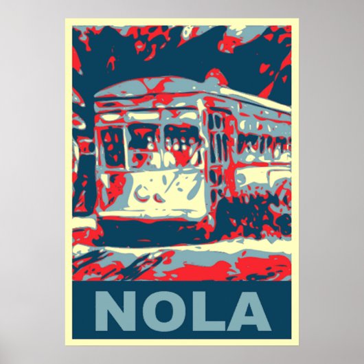 New Orleans Streetcar Poster (Voorkant)